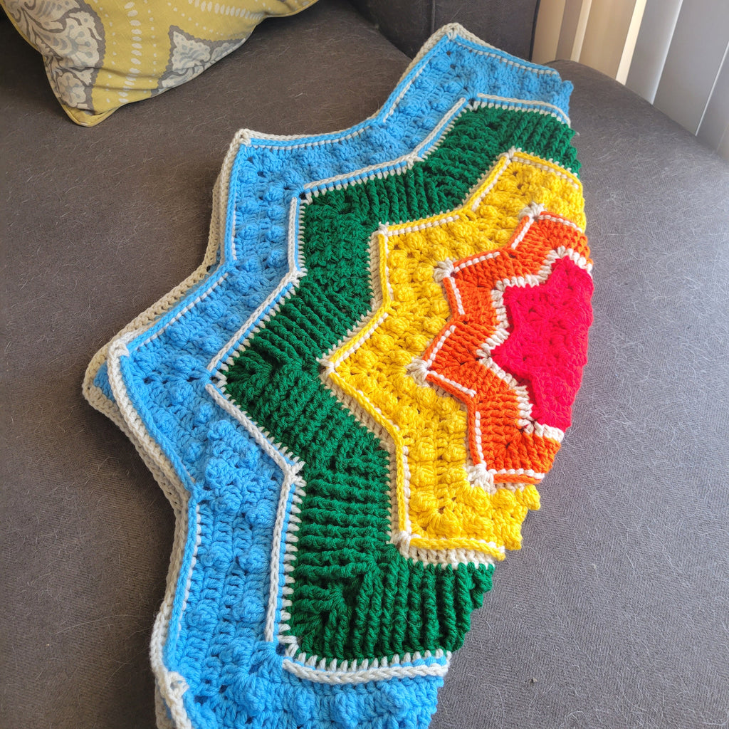 Rainbow Star Blanket