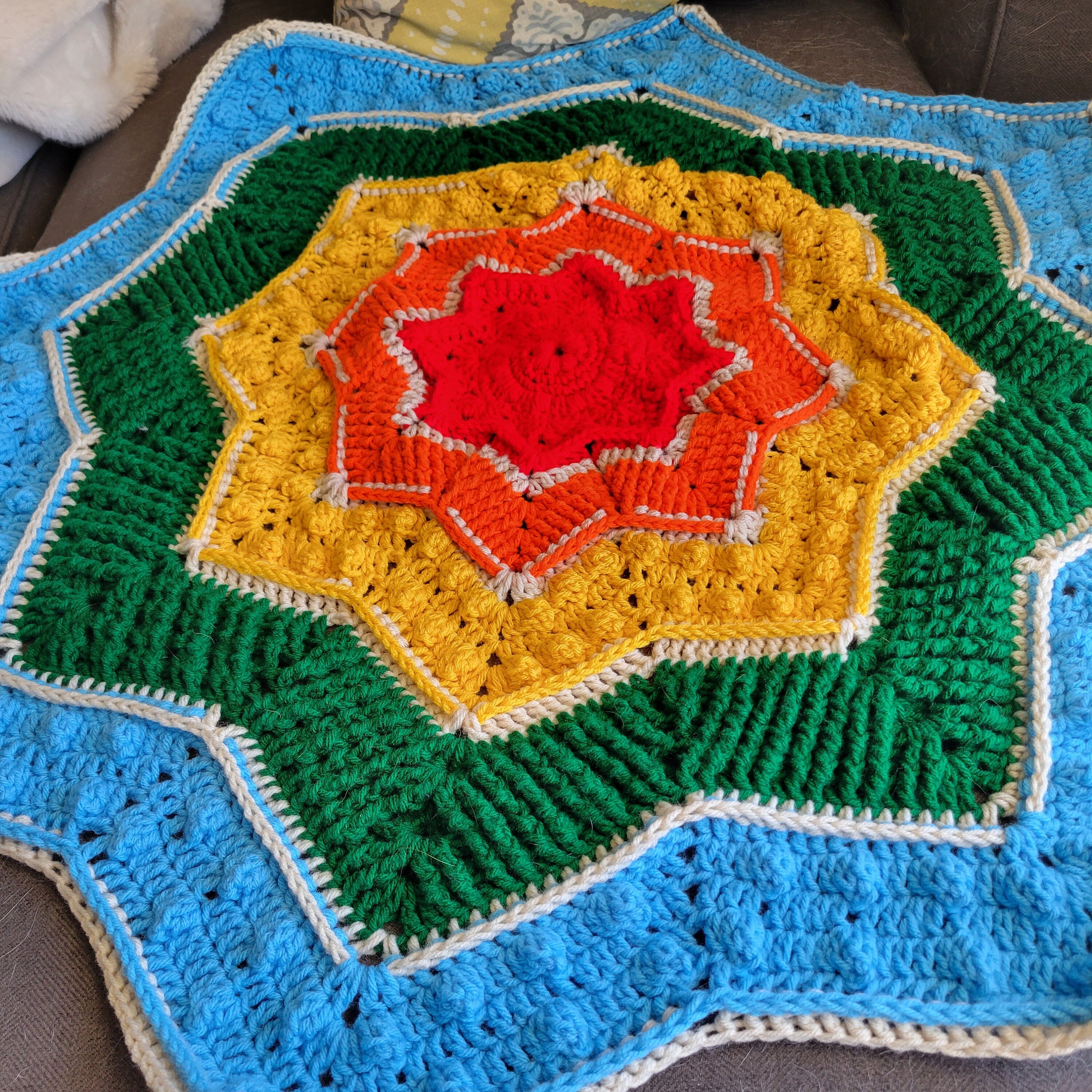 Rainbow Star Blanket