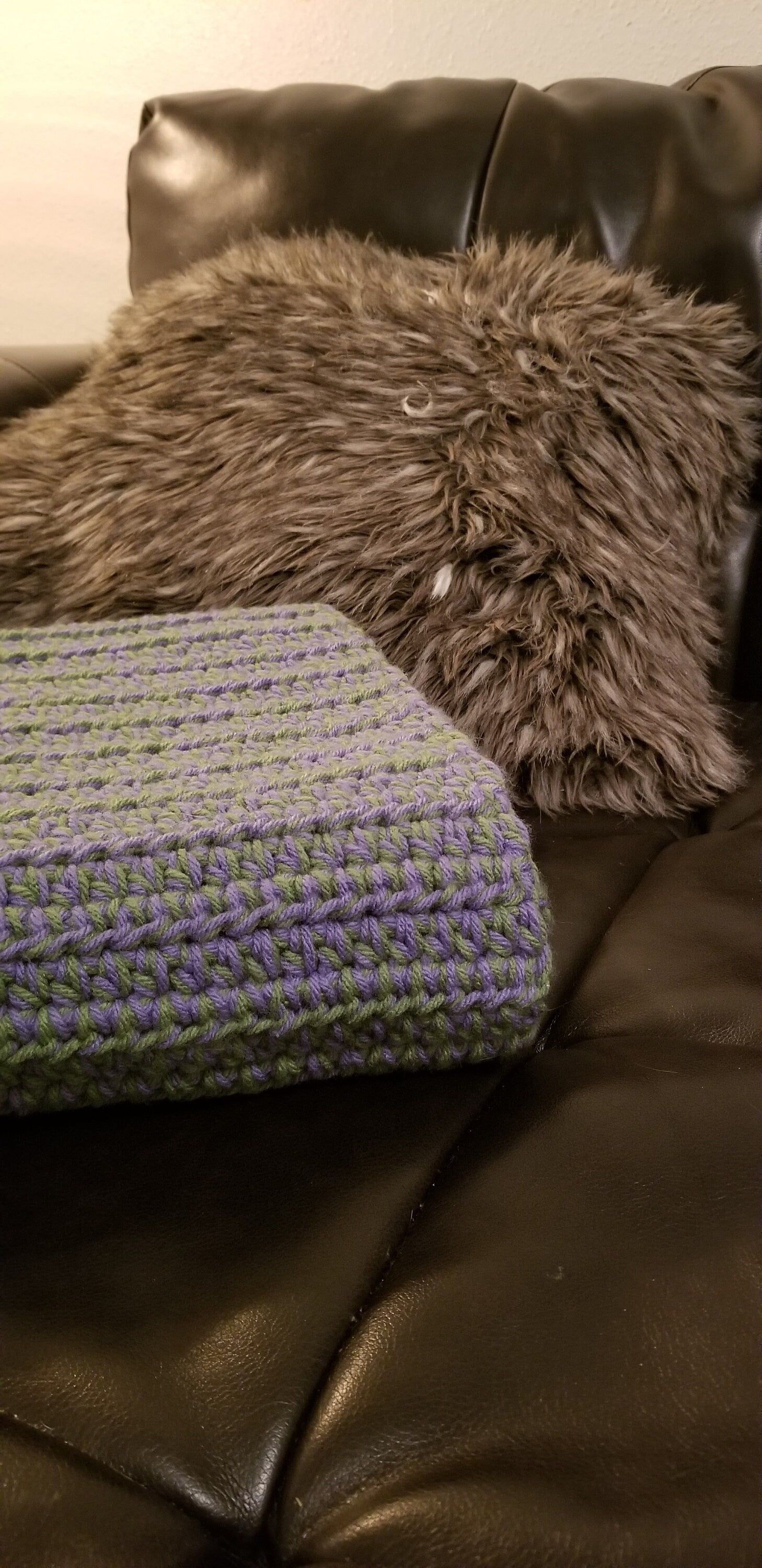 Double Strand Crochet Blanket