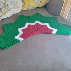 Watermelon Star Crochet Blanket