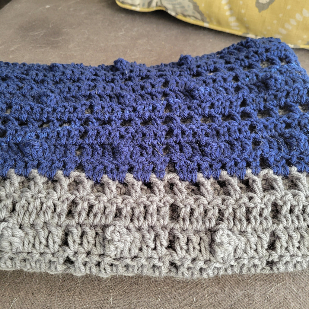 Bobble Lap Crochet Blanket