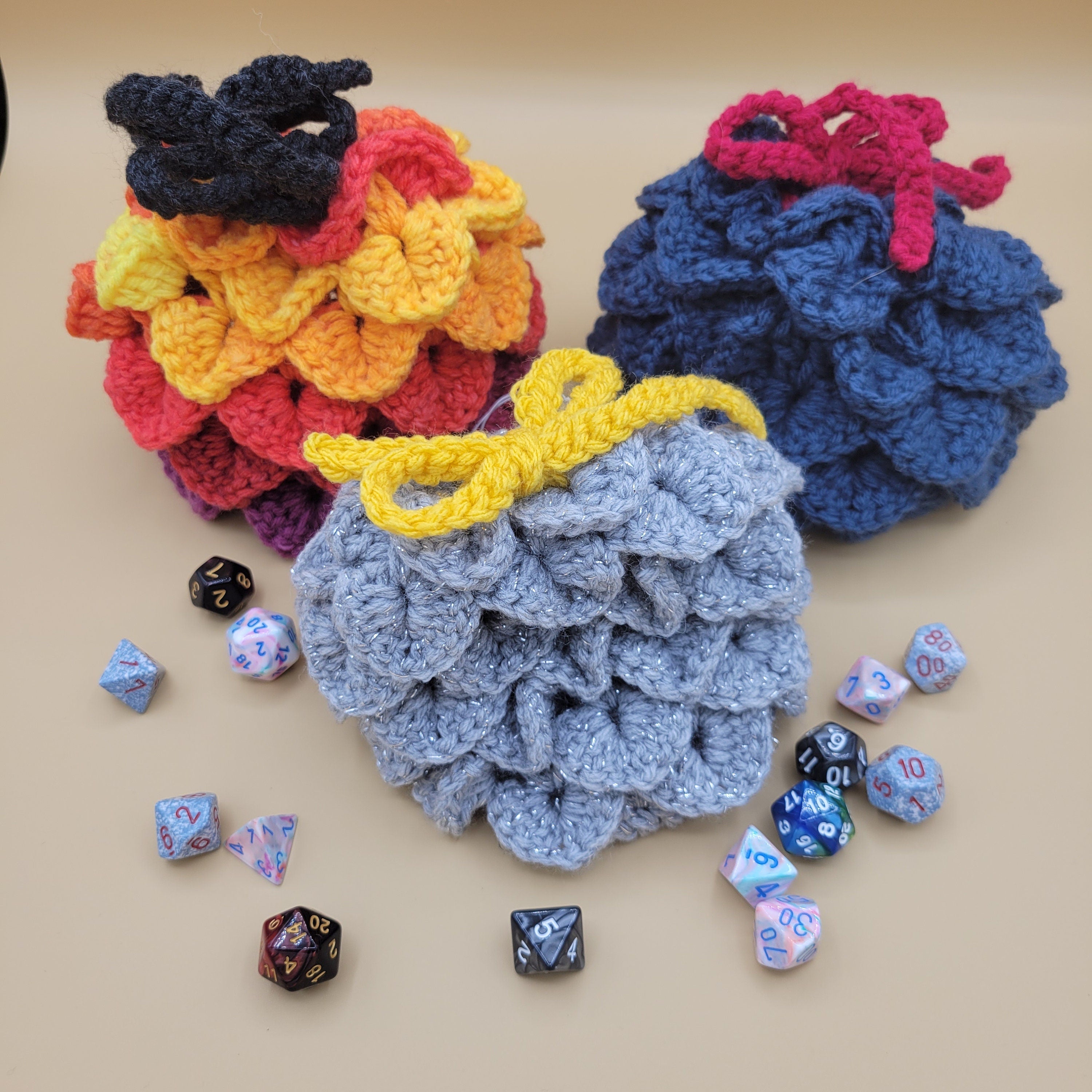 Dragon Egg Dice Bag