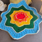 Rainbow Star Blanket