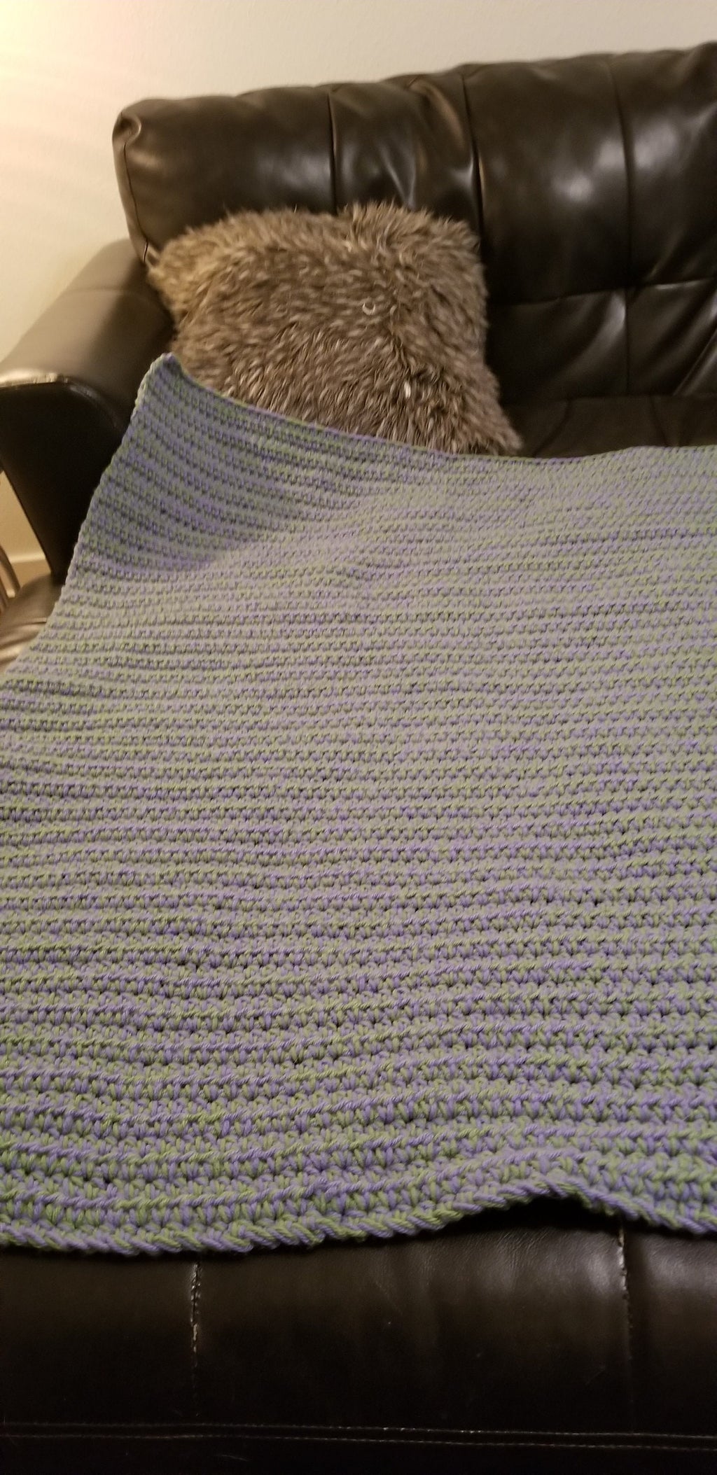 Double Strand Crochet Blanket