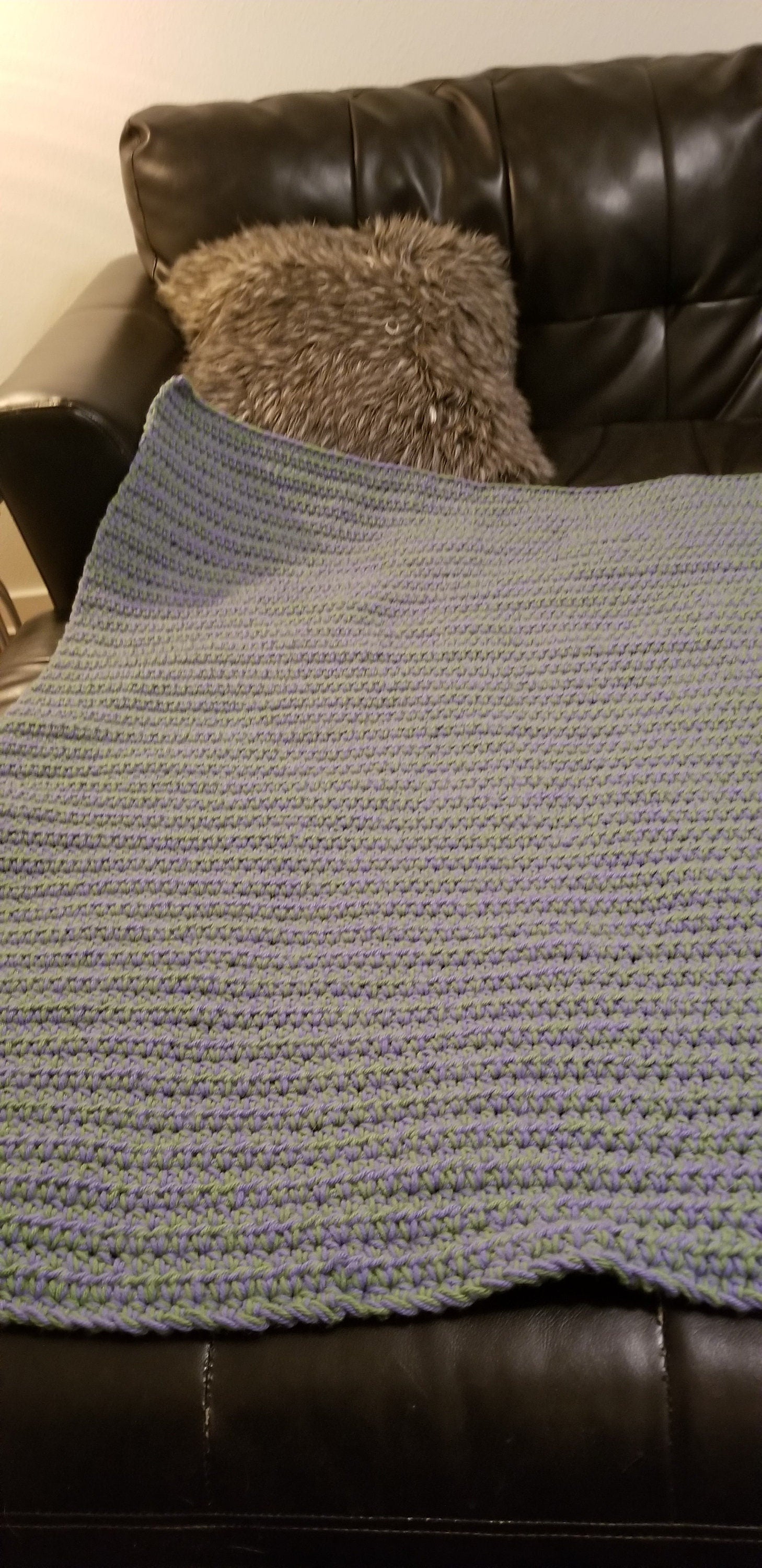 Double Strand Crochet Blanket